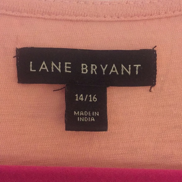 Lane Bryant Lace-Up Neck Eyelet Top - 14/16 - Picture 4 of 4